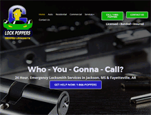 Tablet Screenshot of lockpoppersusa.com